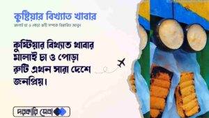 কুষ্টিয়ার বিখ্যাত খাবার মালাই চা ও পোড়া রুটি